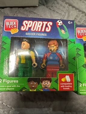 Sports Soccer Figures - Block Tech- Toys- Ages 6+